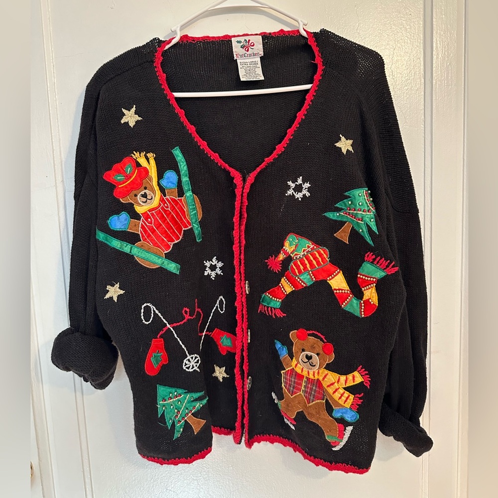 Vintage Christmas Holiday Ugly Sweater